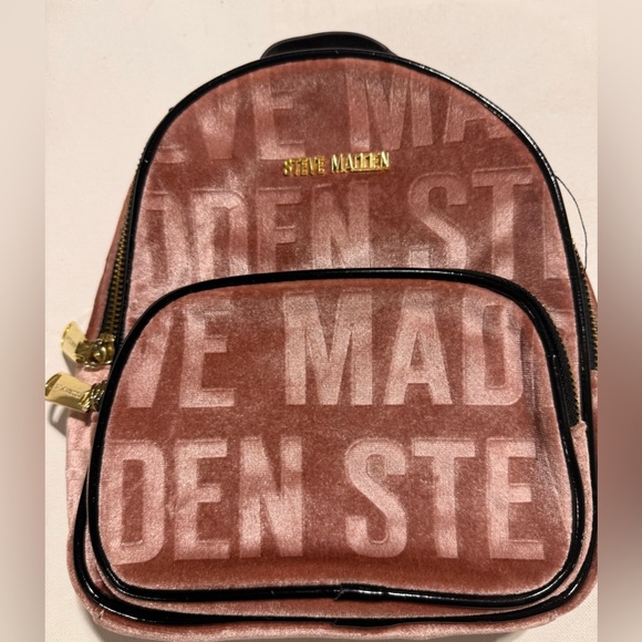 Steve Madden Handbags - Steve Madden Mini Pink Backpack